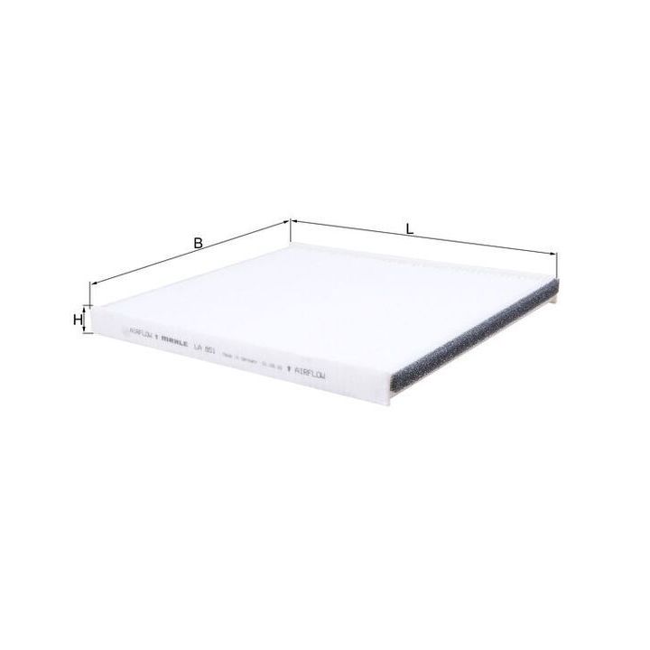 Filtras, salono oras MAHLE LA 851