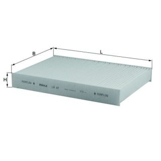 Filtras, salono oras MAHLE LA 87