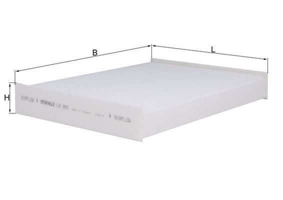 Filtras, salono oras MAHLE LA 891