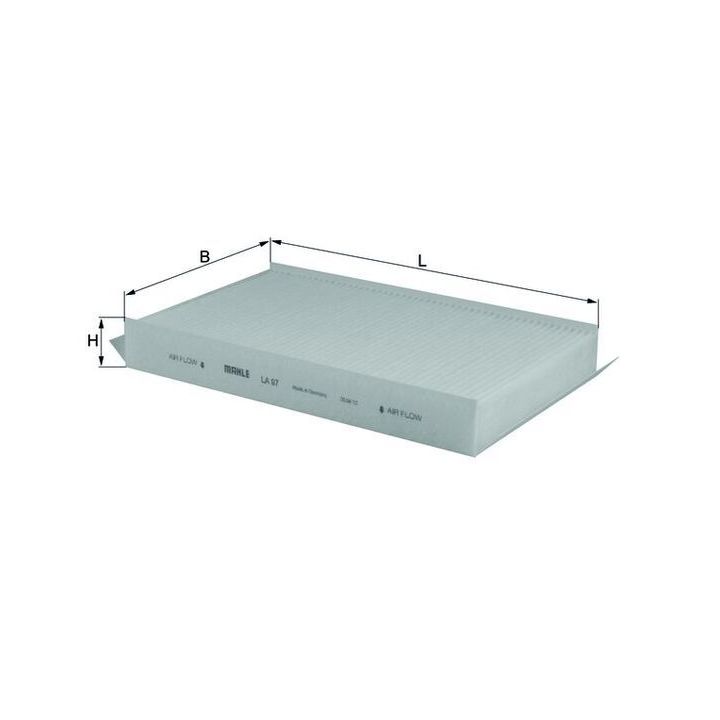 Filtras, salono oras MAHLE LA 97