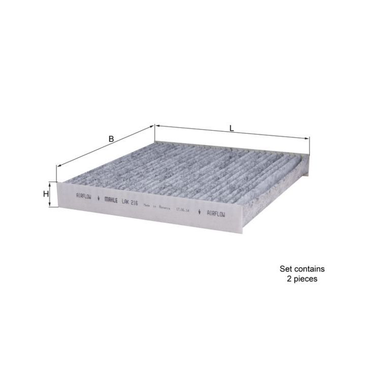 Filtras, salono oras MAHLE LAK 216