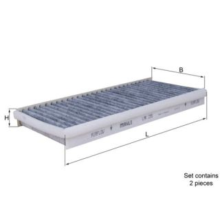 Filtras, salono oras MAHLE LAK 235/S