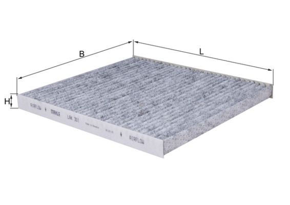 Filtras, salono oras MAHLE LAK 301