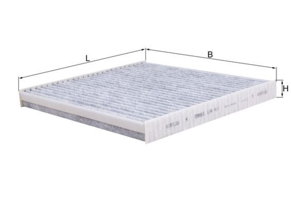 Filtras, salono oras MAHLE LAK 411