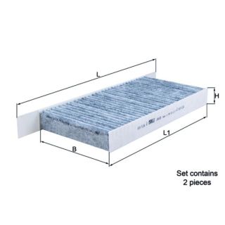 Filtras, salono oras MAHLE LAK 426/S