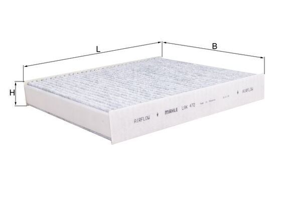 Filtras, salono oras MAHLE LAK 472