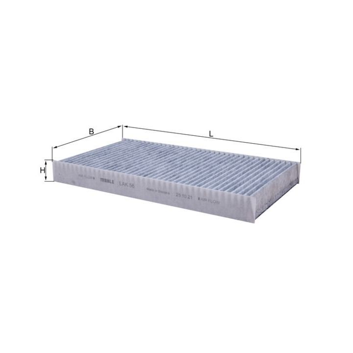 Filtras, salono oras MAHLE LAK 56