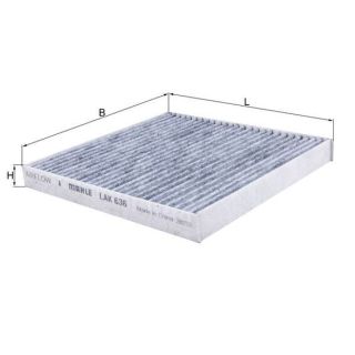 Filtras, salono oras MAHLE LAK 636