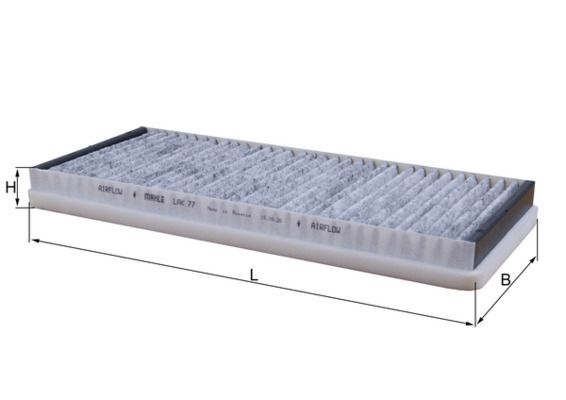 Filtras, salono oras MAHLE LAK 77