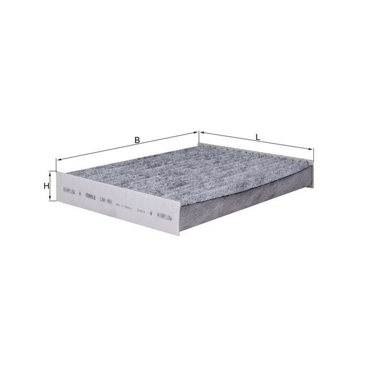 Filtras, salono oras MAHLE LAK 891
