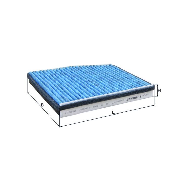 Filtras, salono oras MAHLE LAO 124