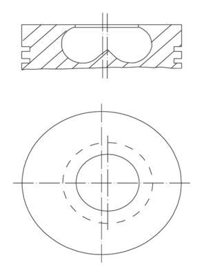 Stūmoklis MAHLE 007 04 00