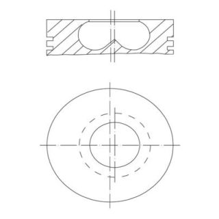 Stūmoklis MAHLE 007 04 02
