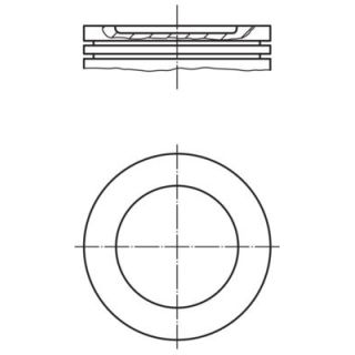 Stūmoklis MAHLE 007 09 02