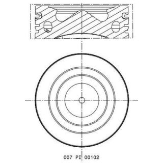 Stūmoklis MAHLE 007 PI 00102 000