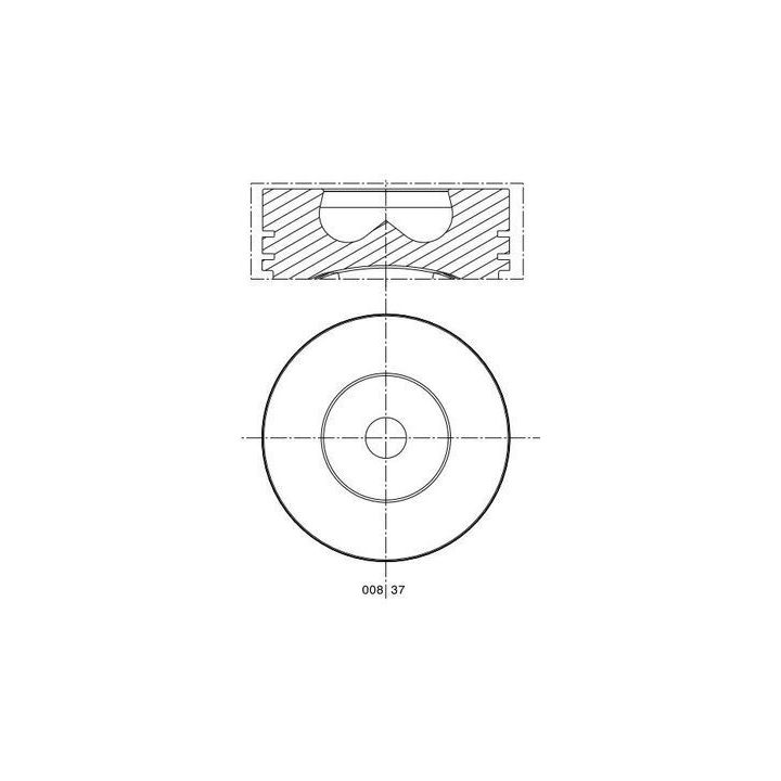 Stūmoklis MAHLE 008 37 00