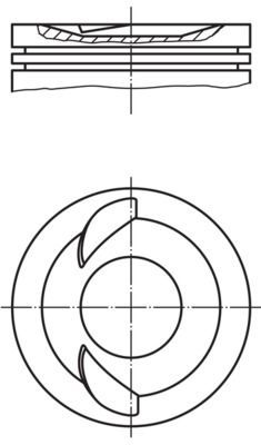 Stūmoklis MAHLE 009 03 02