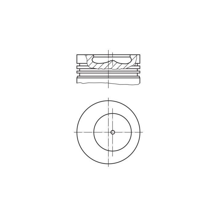 Stūmoklis MAHLE 009 07 00