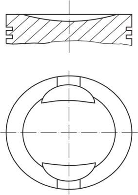 Stūmoklis MAHLE 009 36 02