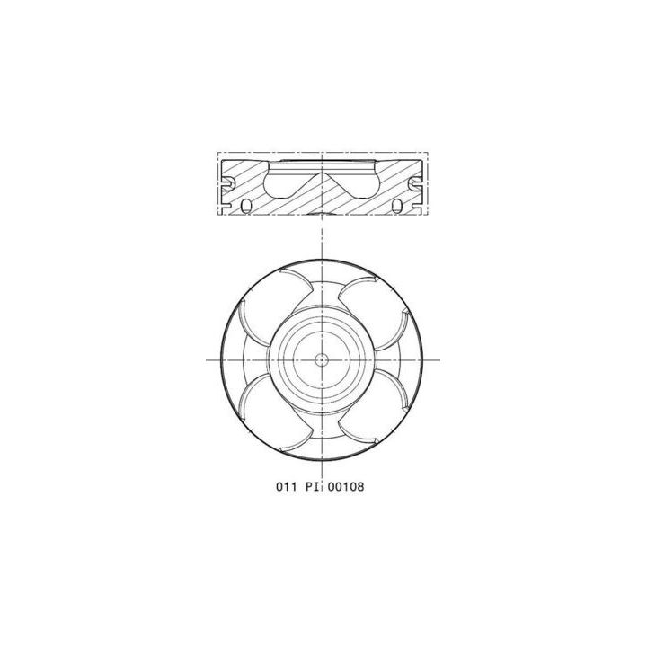 Stūmoklis MAHLE 011 PI 00108 001