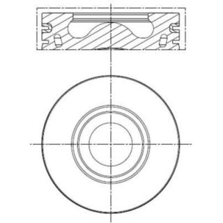 Stūmoklis MAHLE 013 PI 00136 001
