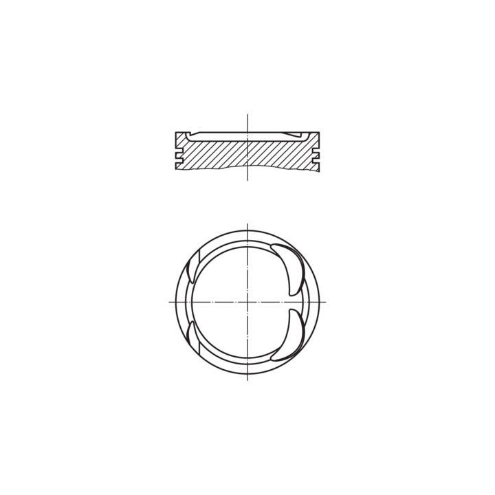 Stūmoklis MAHLE 021 PI 00117 001