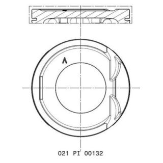 Stūmoklis MAHLE 021 PI 00132 001