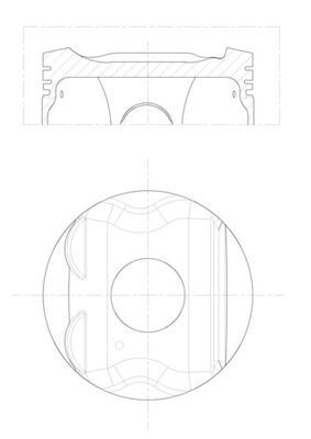 Stūmoklis MAHLE 021 PI 00133 002