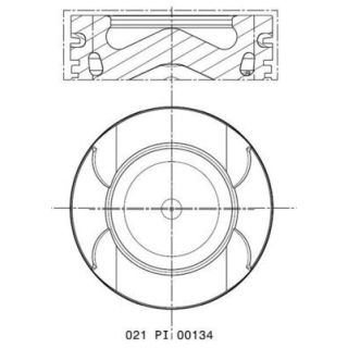 Stūmoklis MAHLE 021 PI 00134 000