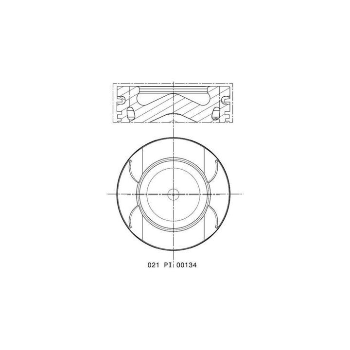 Stūmoklis MAHLE 021 PI 00134 002