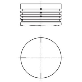 Stūmoklis MAHLE 022 04 00