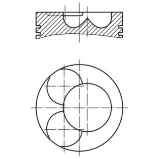 Stūmoklis MAHLE 028 06 01