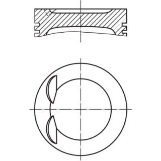 Stūmoklis MAHLE 028 PI 00119 001