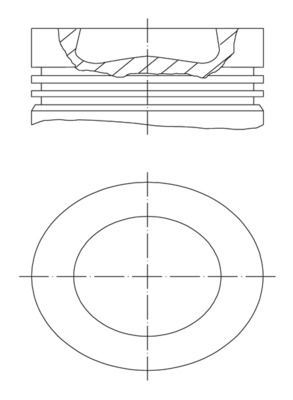 Stūmoklis MAHLE 028 PI 00155 002