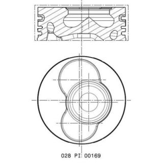Stūmoklis MAHLE 028 PI 00169 002