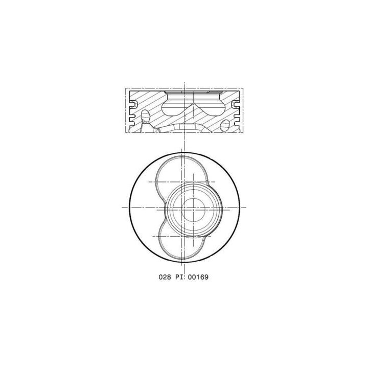 Stūmoklis MAHLE 028 PI 00169 002