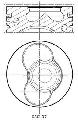 Stūmoklis MAHLE 030 97 00