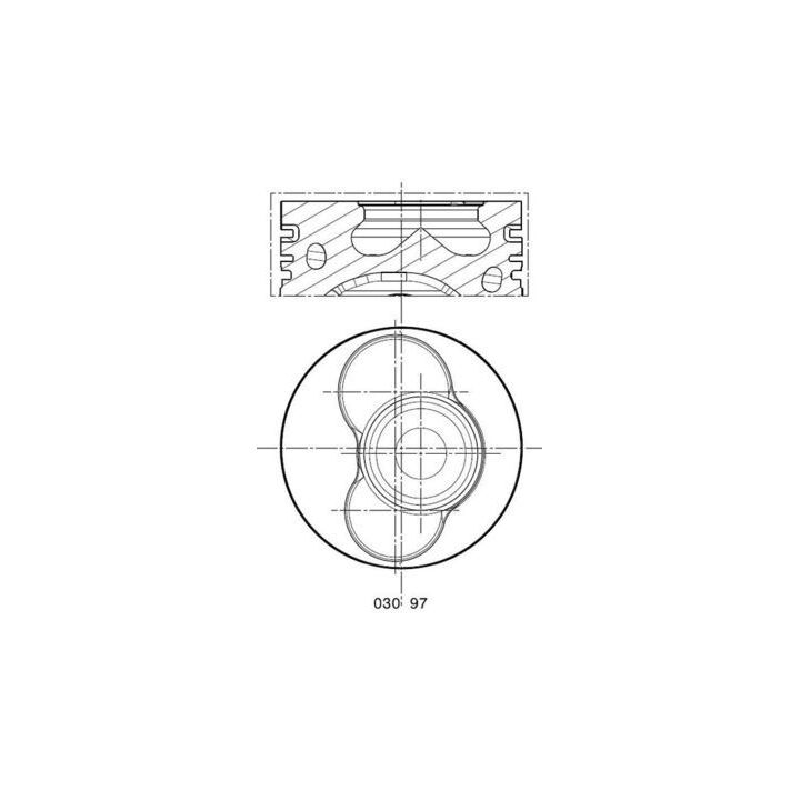 Stūmoklis MAHLE 030 97 02