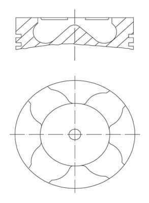 Stūmoklis MAHLE 033 40 12