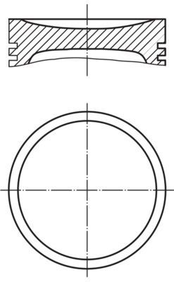 Stūmoklis MAHLE 034 54 03