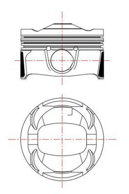 Stūmoklis MAHLE 039 PI 00135 002
