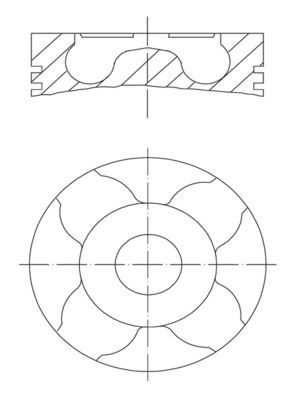 Stūmoklis MAHLE 040 24 00