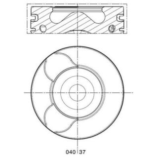 Stūmoklis MAHLE 040 37 00