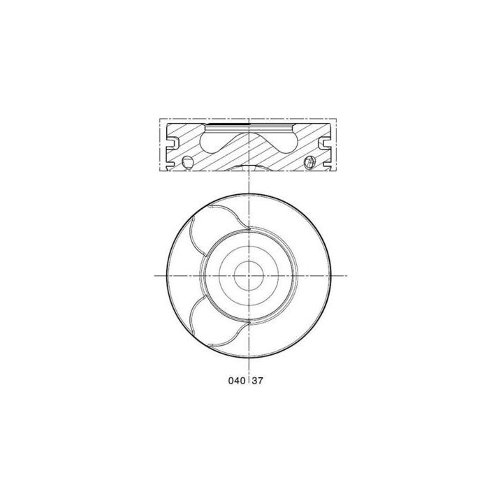 Stūmoklis MAHLE 040 37 01