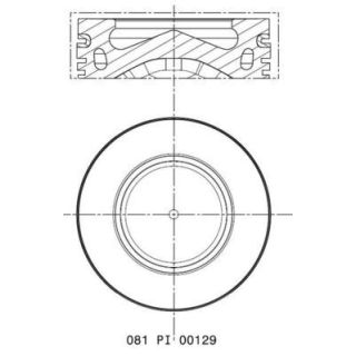 Stūmoklis MAHLE 081 PI 00129 002