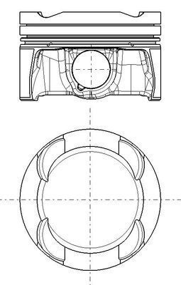 Stūmoklis MAHLE 081 PI 00132 002