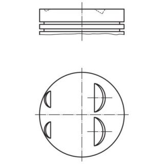 Stūmoklis MAHLE 082 73 01