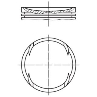 Stūmoklis MAHLE 082 93 02