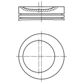 Stūmoklis MAHLE 083 14 01