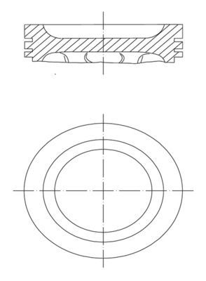 Stūmoklis MAHLE 222 01 01